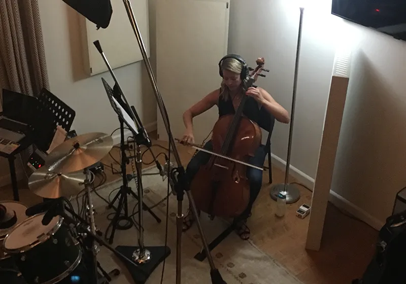 Cello Recording Session in Los Angeles